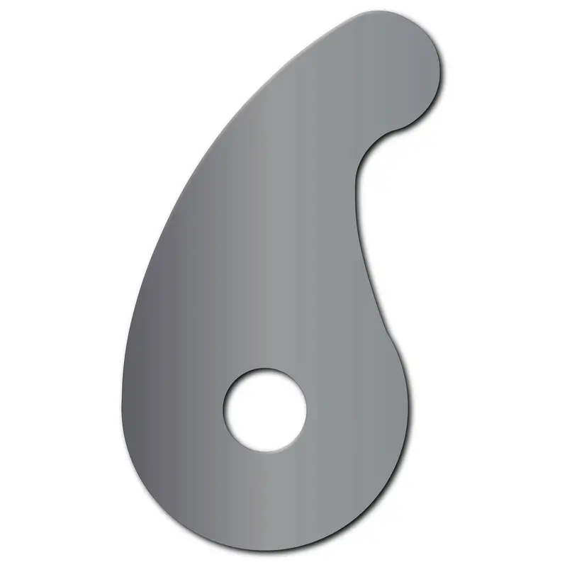 Rikon 70-818 Paisley-Style Right-Hand Carbide Insert Cutter (5mm) for 70-800 System