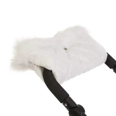Roma Dolls Pram Fur Hand Muff in White