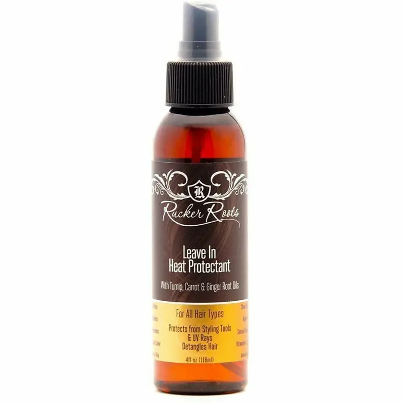 Rucker Roots Heat Protectant Spray – Lightweight Thermal Defense for All Hair Types, 4 oz