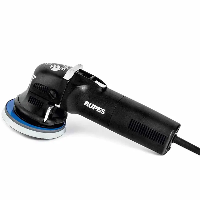 RUPES Bigfoot LHR12E Duetto Random Orbital Polisher – Dual-Voltage Cordless Option