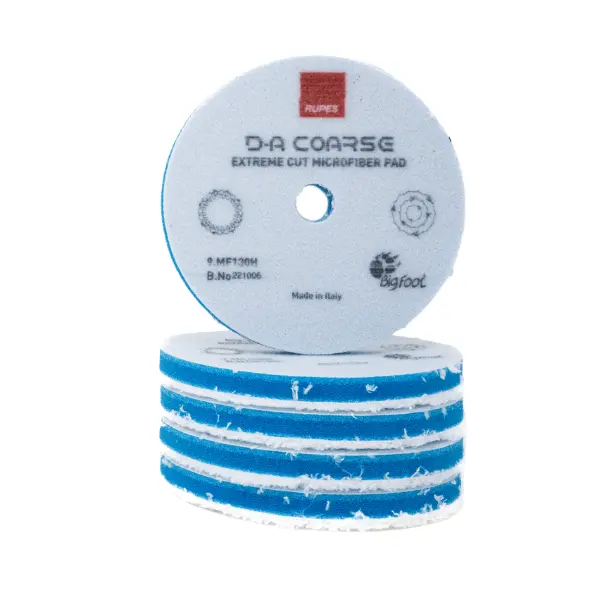 RUPES DA Coarse Extreme Cut Microfiber Pad for Aggressive Correction