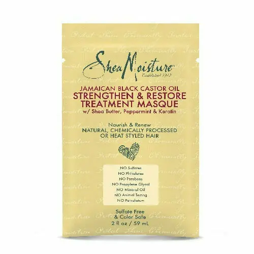 Shea Moisture Jamaican Black Castor Oil Hair Masque – Strengthening & Restorative Treatment (2 oz)