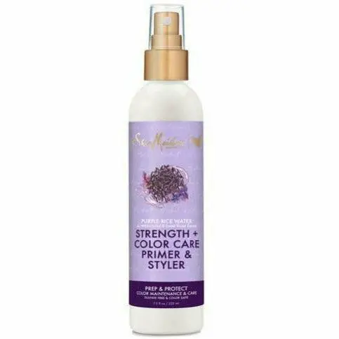 Shea Moisture Purple Rice Water Primer & Styler – 7.5 Fl Oz Strengthening Prep & Hold