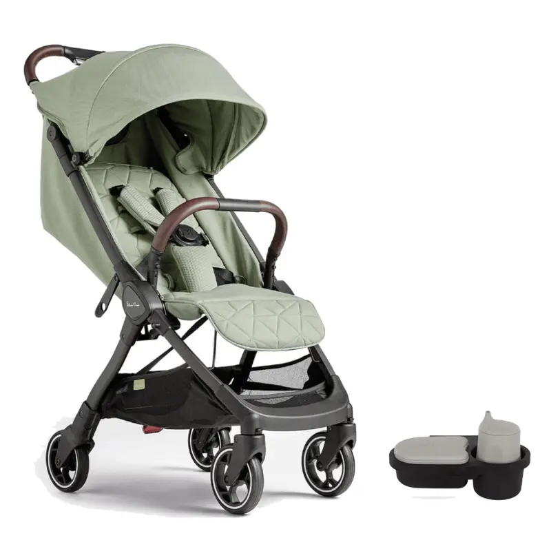 Silver Cross Clic Stroller with Snack Tray – Sage