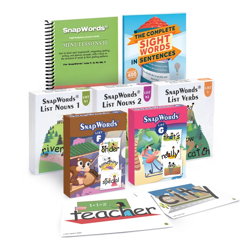 SnapWords® 301 Beginner Word Kit