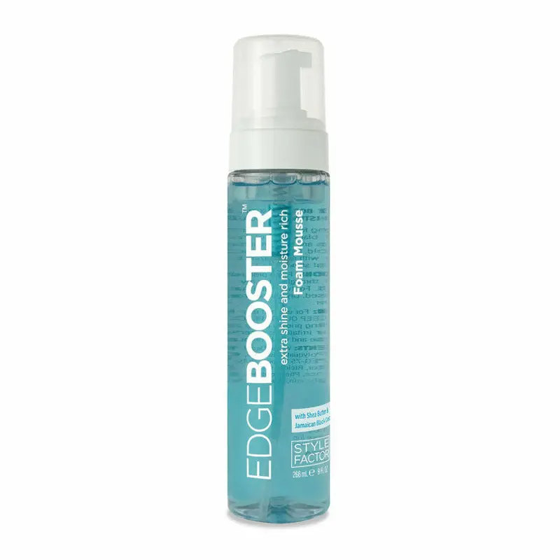 Style Factor Edge Booster Foam Mousse – High-Shine Hydration Formula, 9 oz Can