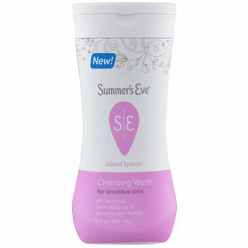 Summer’s Eve Island Splash Feminine Cleansing Wash – 9 oz pH-Balanced Refreshing Formula