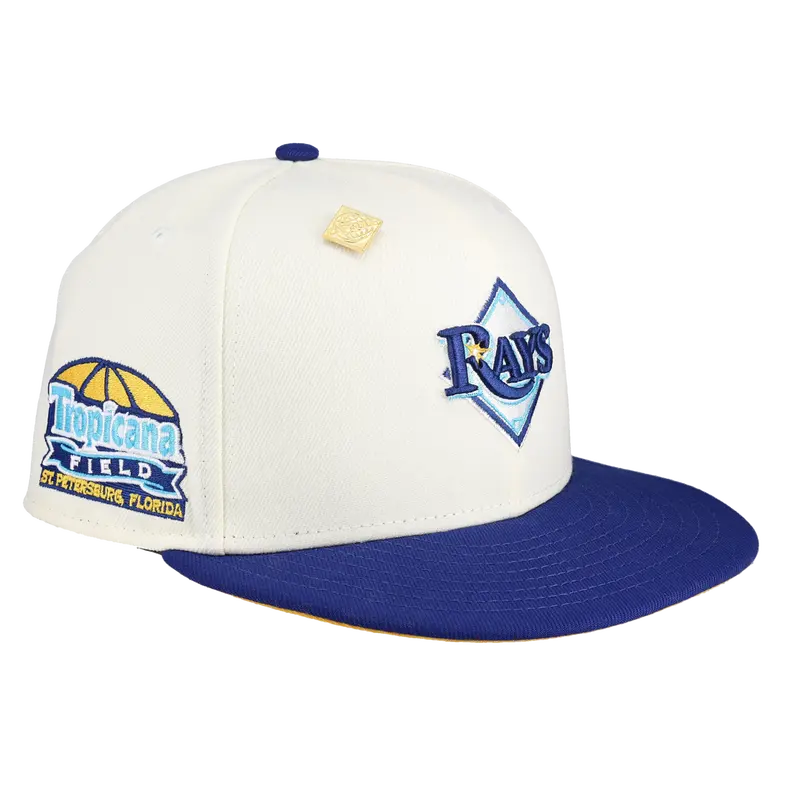 Tampa Bay Rays Tropicana Field Chrome Patch 59Fifty Fitted Cap