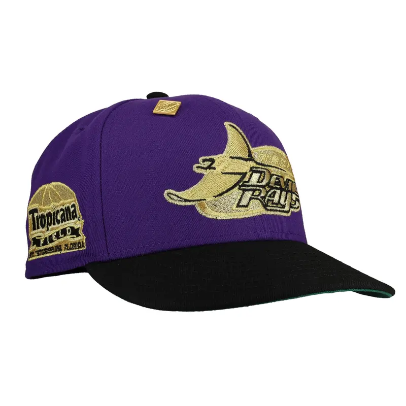 Tampa Bay Rays Tropicana Field “Gold Out” Metallic 59Fifty Fitted Hat