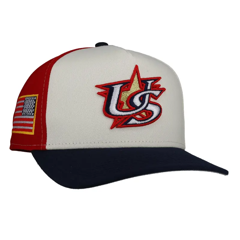 Team USA 2026 World Baseball Classic Snapback – Clean White 9Fifty Hat