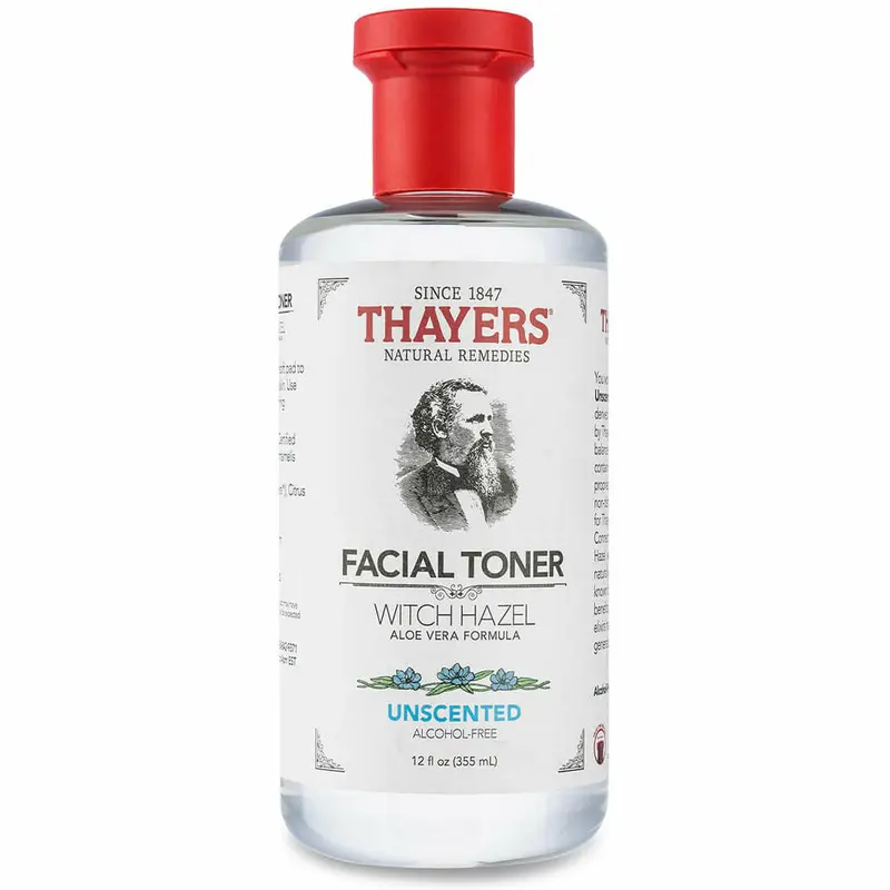 Thayers Unscented Witch Hazel Facial Toner – Alcohol-Free Formula