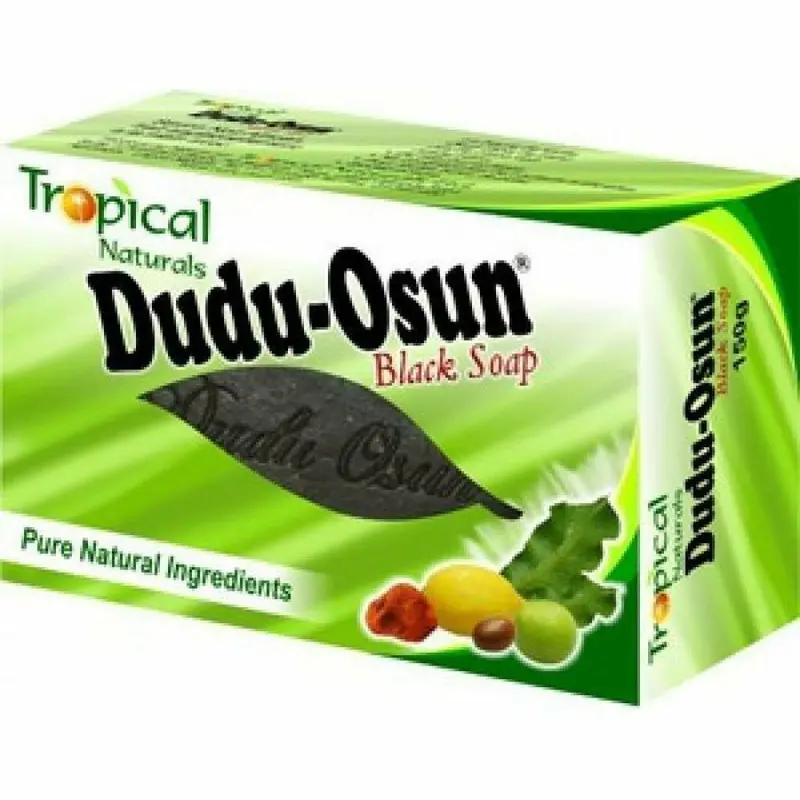 Tropical Naturals Dudu-Osun African Black Soap – Traditional Herbal Cleanser, 5.29 oz