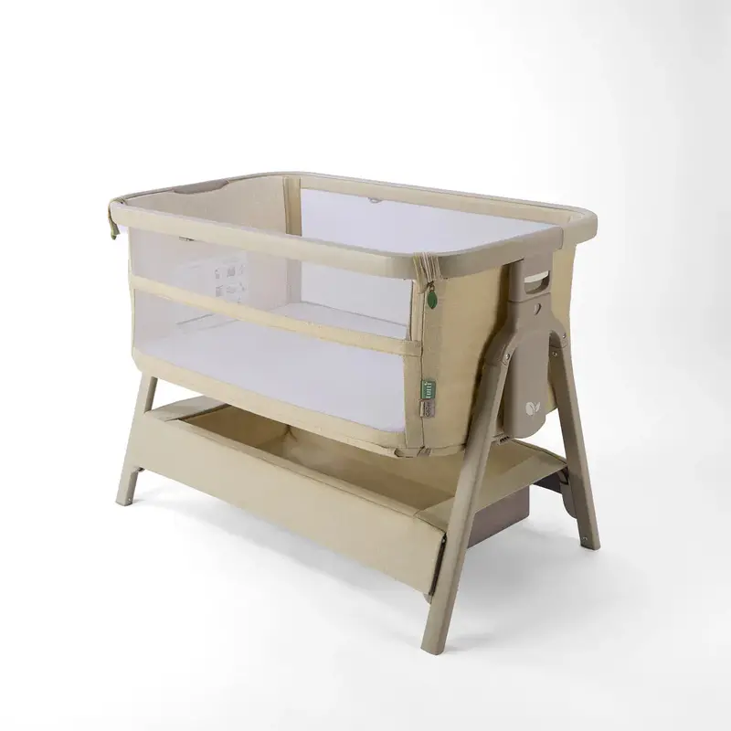 Tutti Bambini CoZee Zen Bedside Crib – Sand Hue