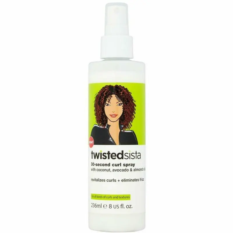 Twisted Sista 30-Second Curl Reviving Spray – Fast-Acting Definition 8 oz