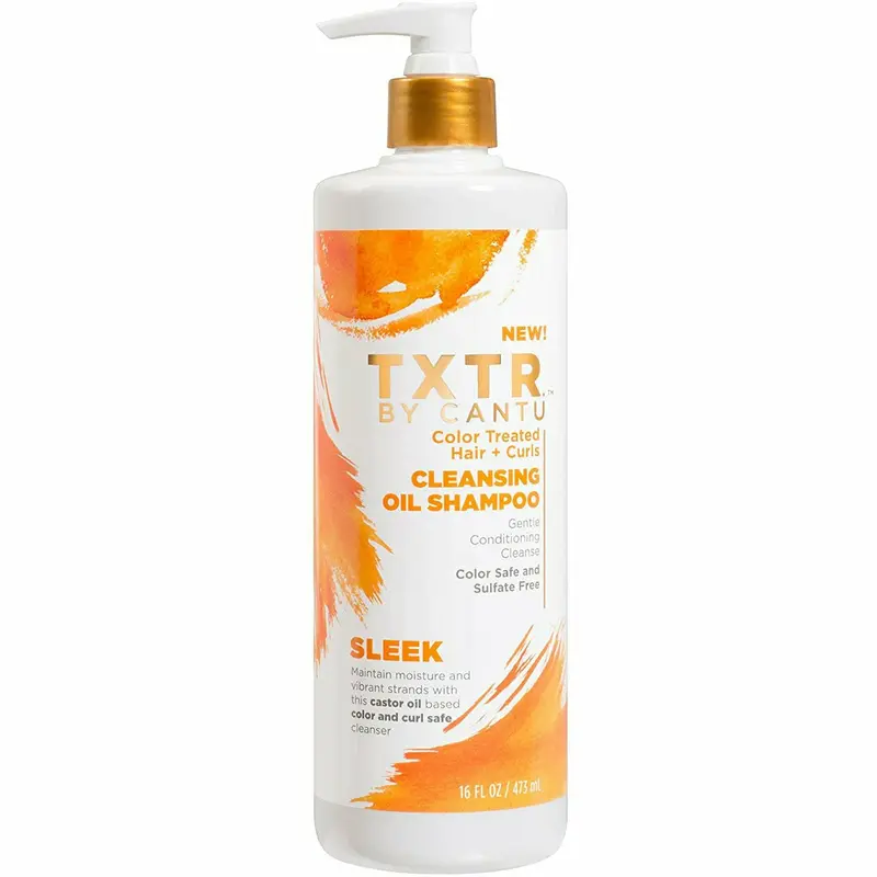 TXTR by Cantu Color-Treated & Curly Hair Cleansing Oil Shampoo – 16 oz