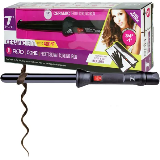 Tyche Rod Curling Wand – Professional Ceramic Heat Styling Tool