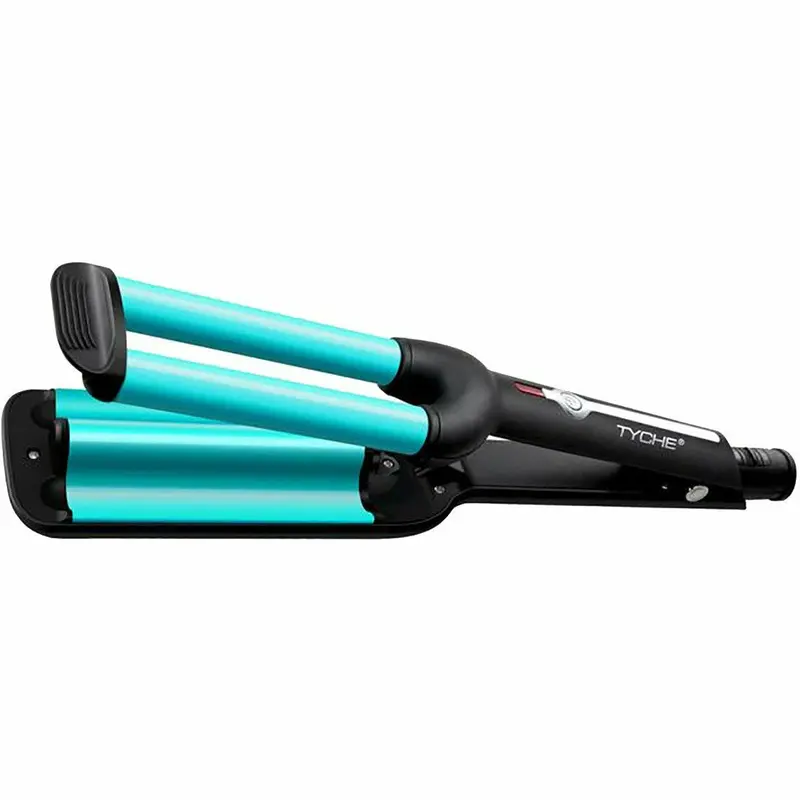Tyche Triple Barrel Wave Styler – Heatless Curling Wand for Defined Waves