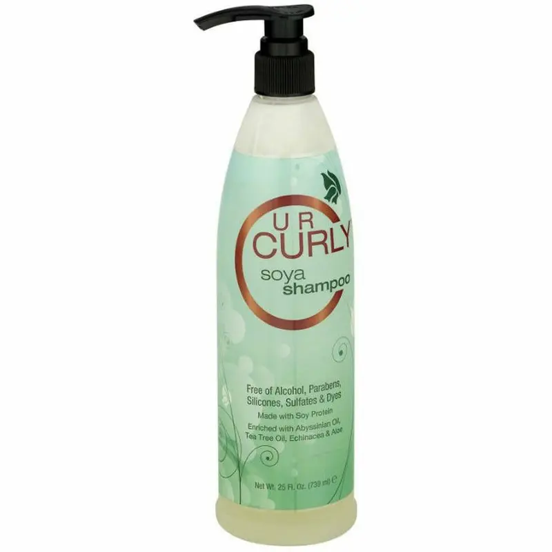U R Curly Soya Protein Shampoo – Gentle Cleansing Formula (25 oz)