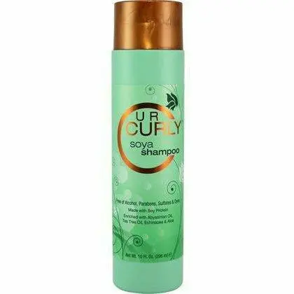 U R Curly Soya Protein Shampoo – Travel-Friendly Size (10 oz)