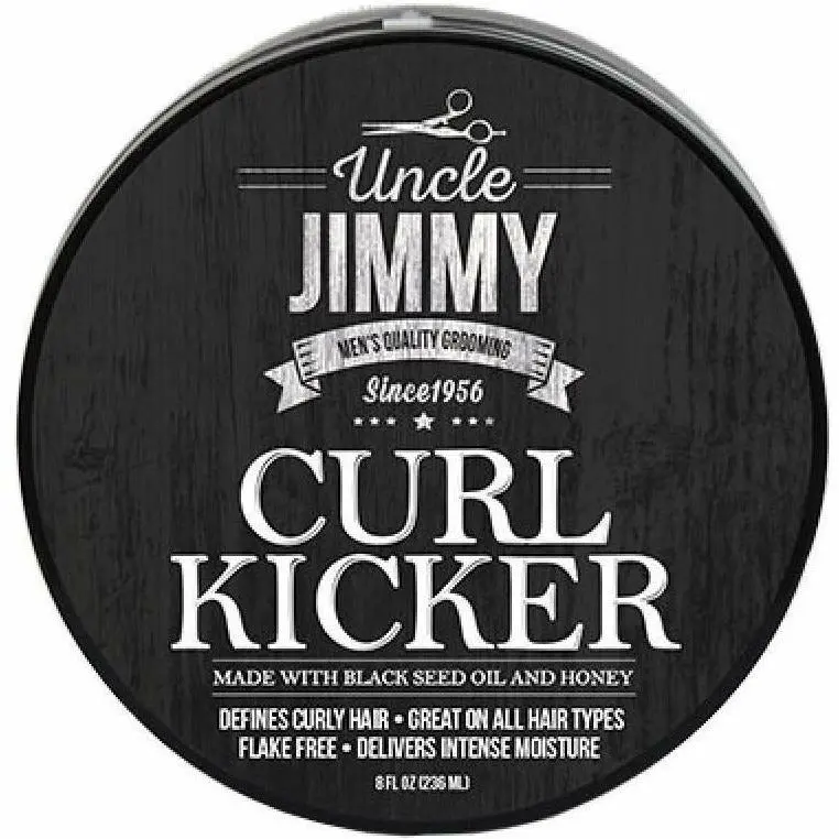 Uncle Jimmy Curl Kicker Enhancing Cream – Frizz-Free Definition & Volume, 8 oz