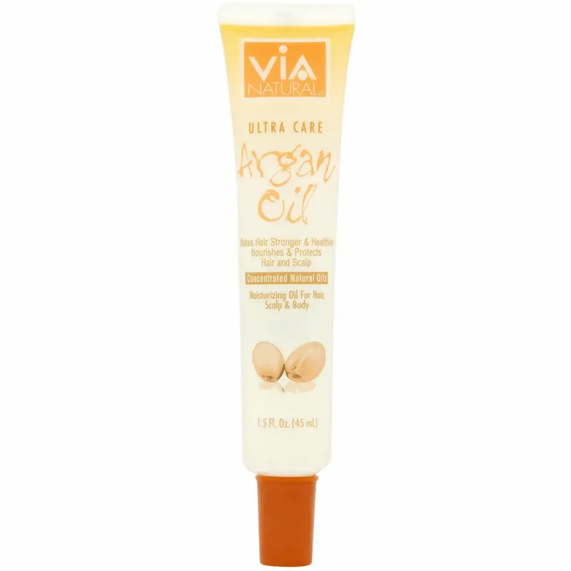 VIA Natural Argan Oil – 1.5 oz Nourishing Hair & Skin Treatment