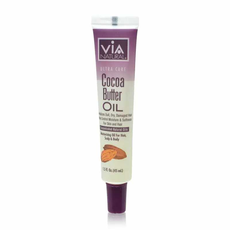 VIA Natural Ultra-Care Cocoa Butter Oil – 1.5 oz Rich Moisturizing Blend