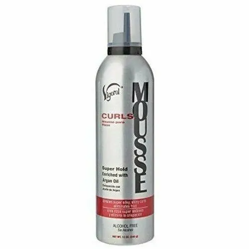 Vigorol Curls Mousse – 12oz Volumizing Foam for Defined Ringlets