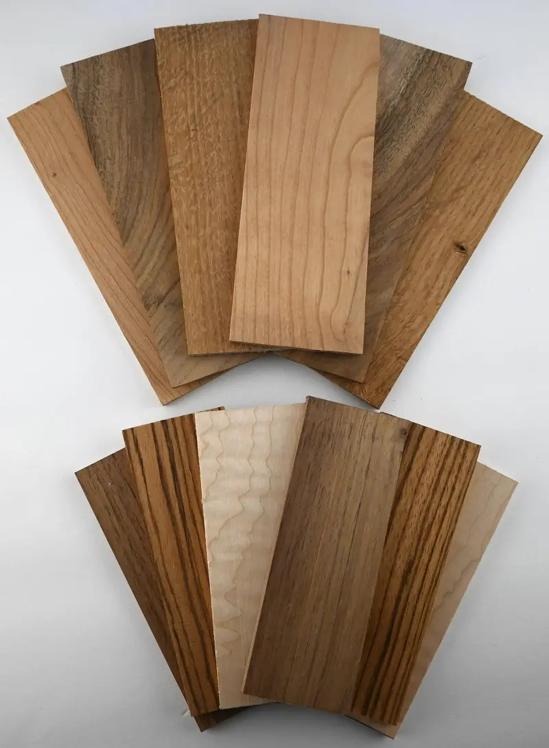 Wooden Knife Handle Blanks — Matching Pair
