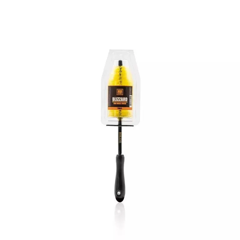 WORK STUFF Blizzard Mini Wheel Brush – Compact Detailing Tool