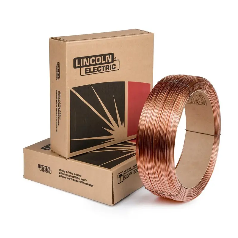 Lincolnweld La-100 Submerged Arc Welding Wire – 3/32" Diameter, 60 Lb Coil (Ed010999) 1